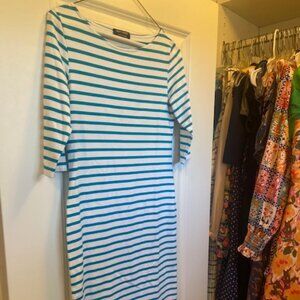 SAINT JAMES PROPRIANO Nautical Stripe Dress 4 US Anti-UV Nautical